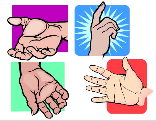 Part of game board for Helping or Hurting hands