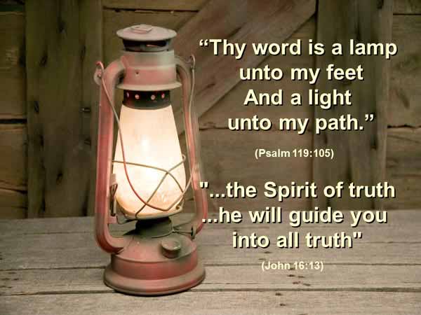 Bible verse Thy word is a lamp