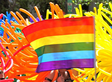 "Gay pride" flag