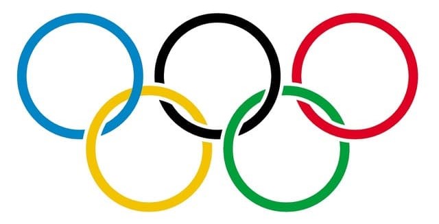 The Olympic rings logo